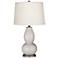 Silver Lining Metallic Double Gourd Table Lamp