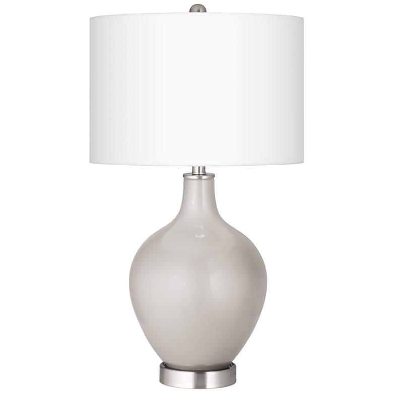 Image 1 Silver Lining Metallic Ovo Table Lamp