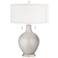 Silver Lining Metallic Toby Table Lamp