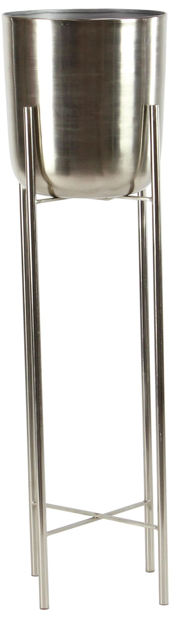 Image 5 Silver Metal Glam Planter, S/2 39", 46"H more views