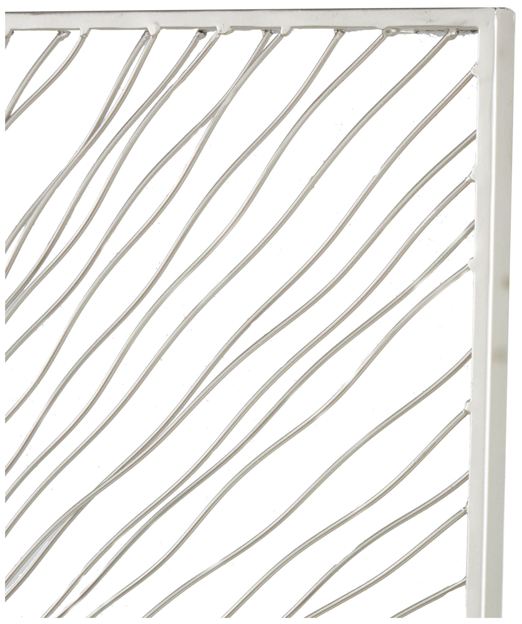 Image 4 Silver Metal Glam Wall Decor, S/2 22"W, 30"H more views