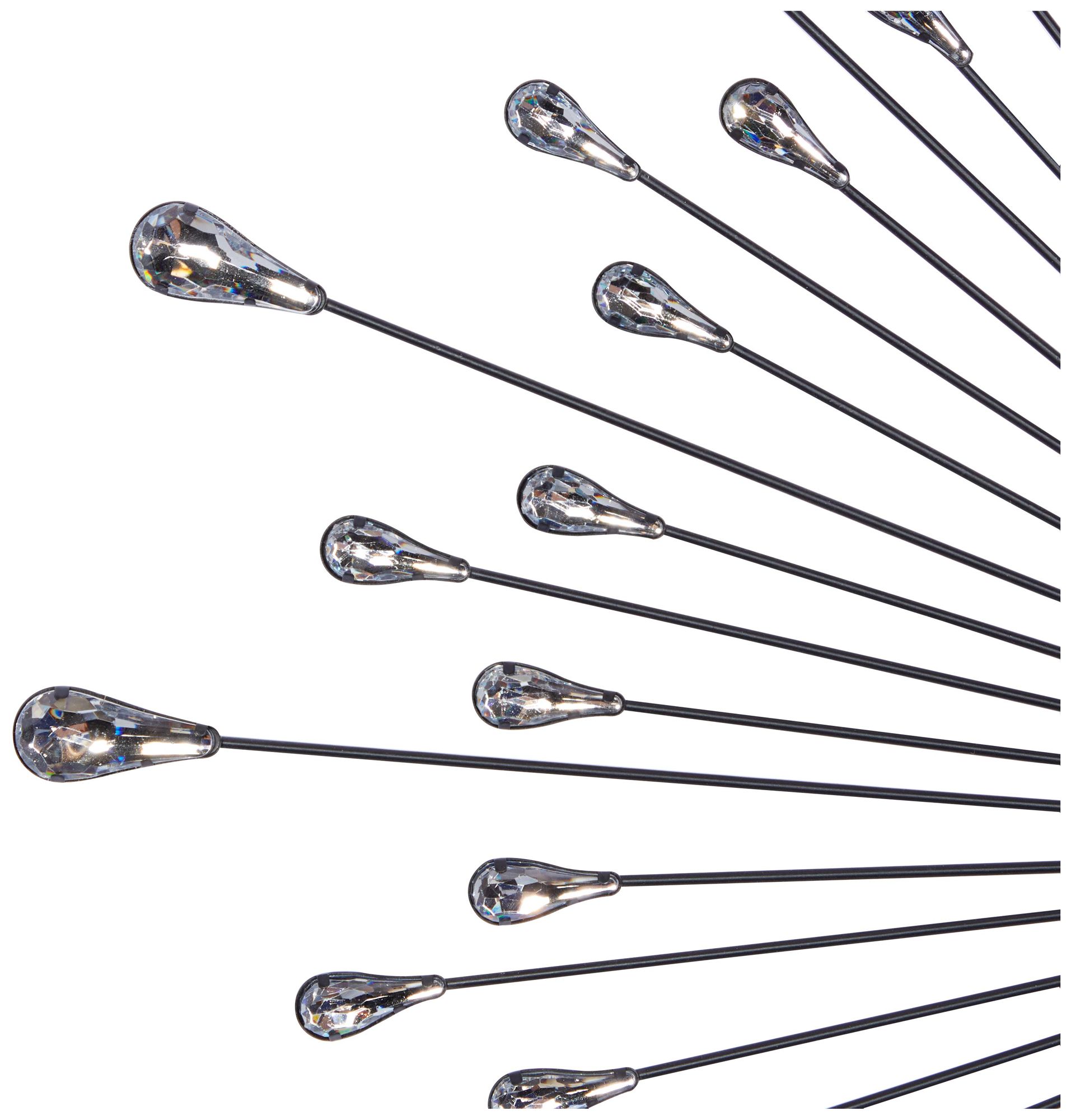 Thumbnail3 of Silver Metal Modern Wall Clock, 23" x 2" x 23" more views