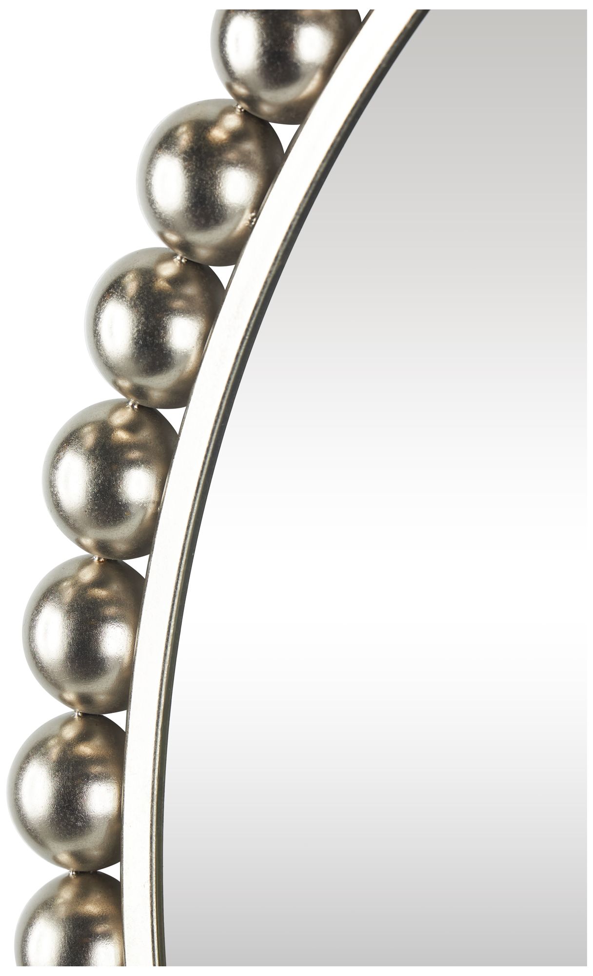 Image 3 Silver Metal Modern Wall Mirror, 36" x 1" x 36" more views