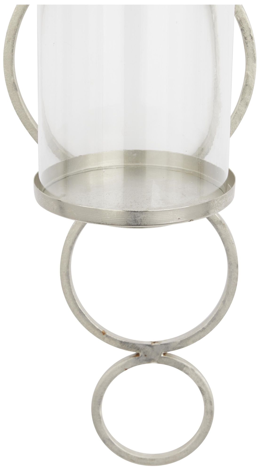Image 2 Silver Metal Modern Wall Sconce, 7" x 7" x 25" more views