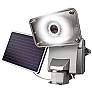 Silver Motion-Activated Solar LED Security Light