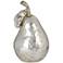 Silver Pear 9 1/4" High Figurine