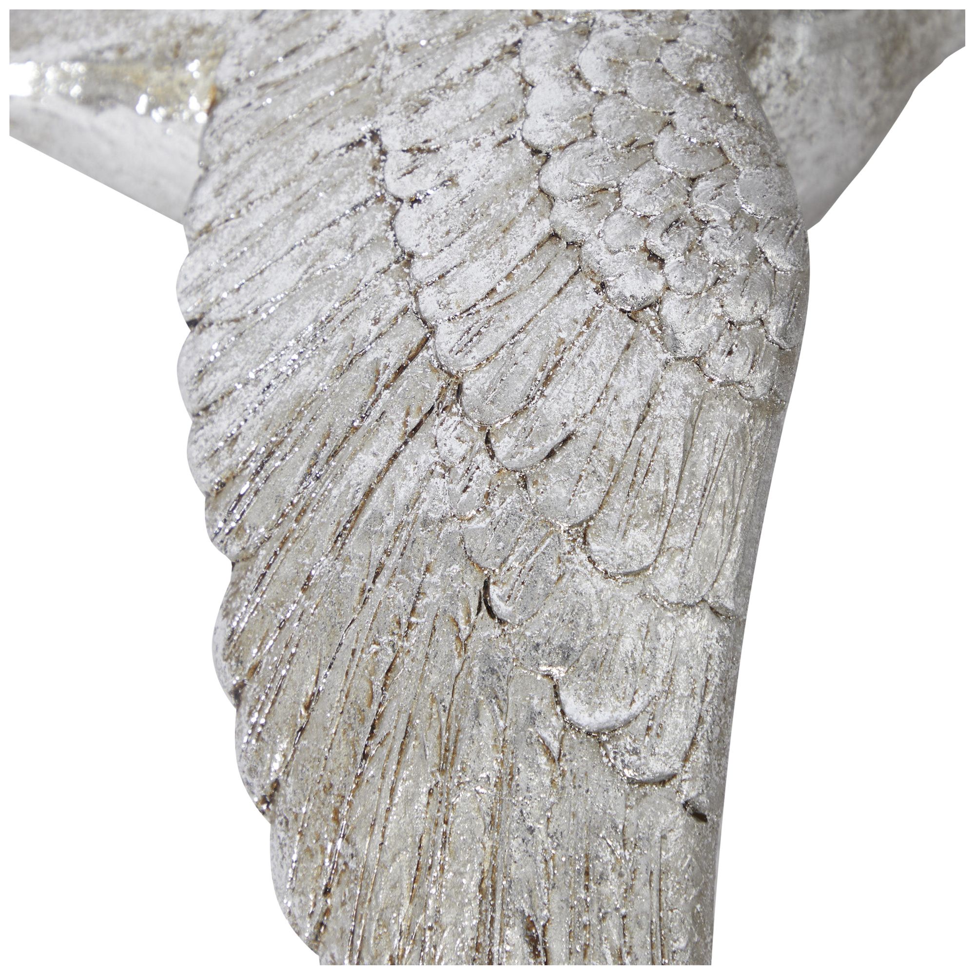 Image 2 Silver Polystone Coastal Wall Decor, S/3 10", 9", 9"H more views