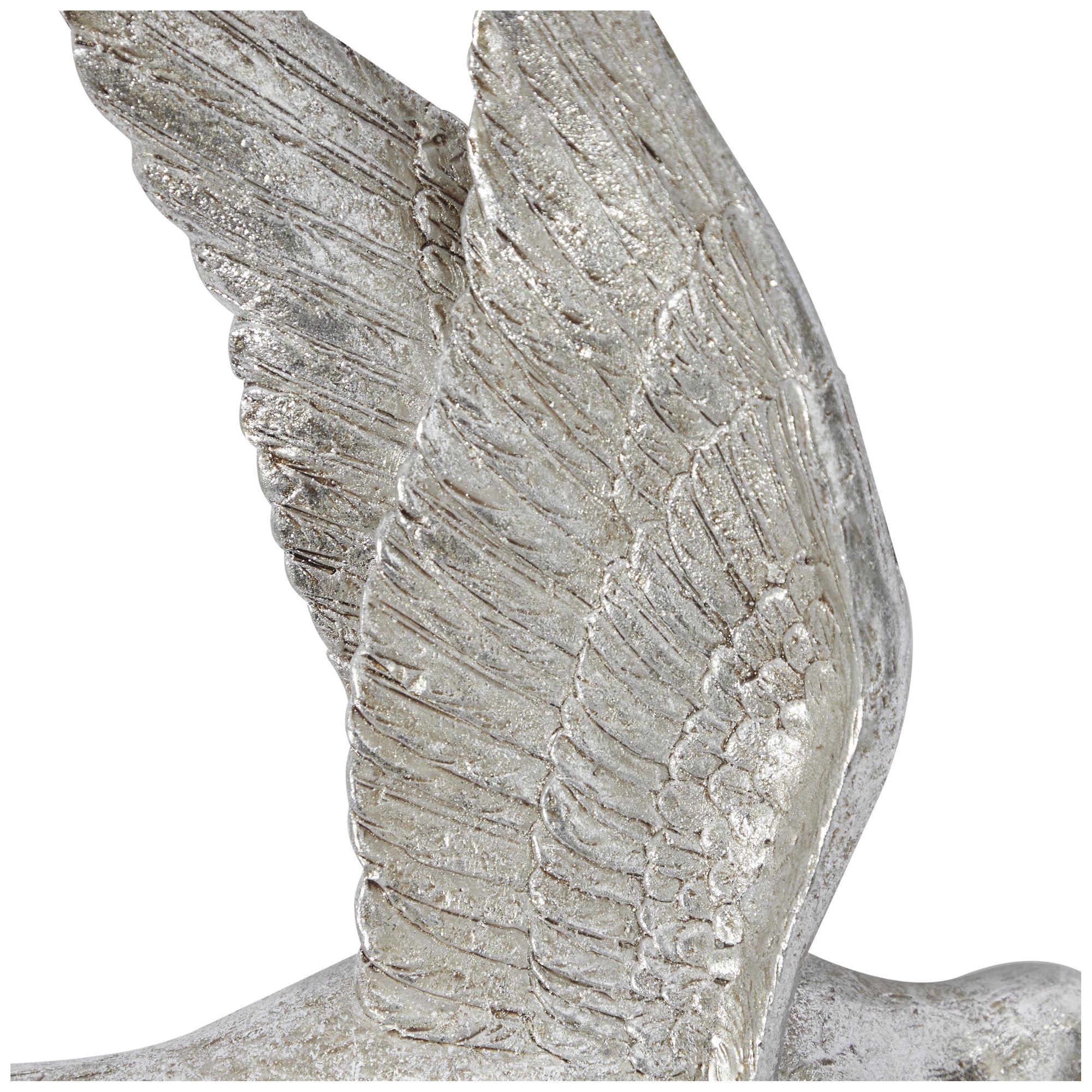 Image 3 Silver Polystone Coastal Wall Decor, S/3 10", 9", 9"H more views