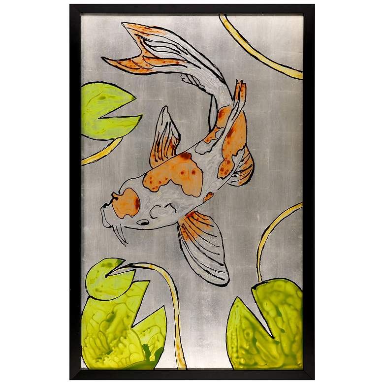 Image 1 Silver Pond I 32"W x 50"H Framed Art