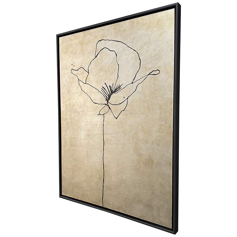 Image 2 Silver Poppies I 38"W x 50"H Canvas more views