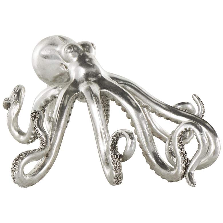 Image 1 Silver Resin Coastal Sculpture, 18" x 22" x 9"