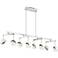 Silver Slice 49 3/4" Chrome LED Kitchen Island Light Pendant