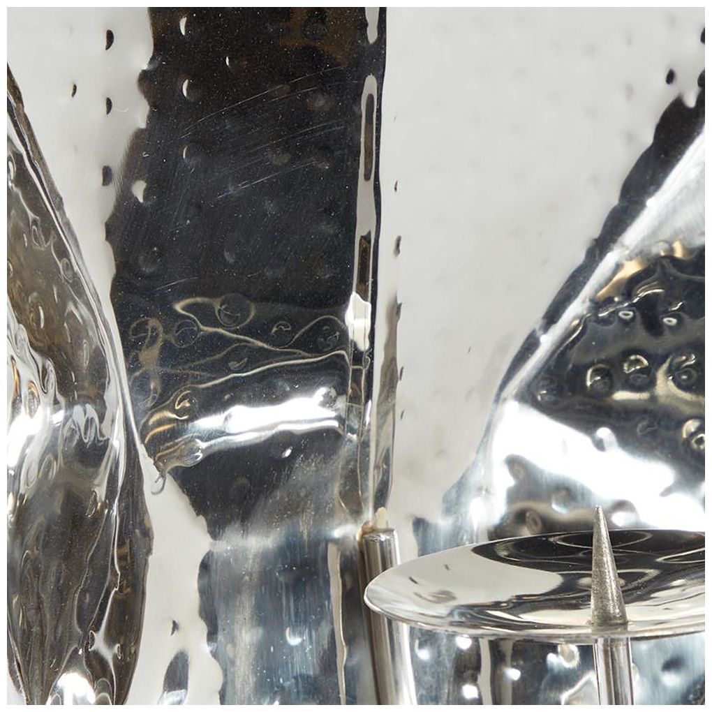 Silver Stainless Steel Metal Contemporar