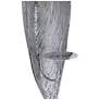 4_Silver Stainless Steel Metal Contemporary Wall Sconce, 6" x 23" x 6" more views