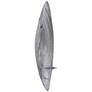 6_Silver Stainless Steel Metal Contemporary Wall Sconce, 6" x 23" x 6" more views