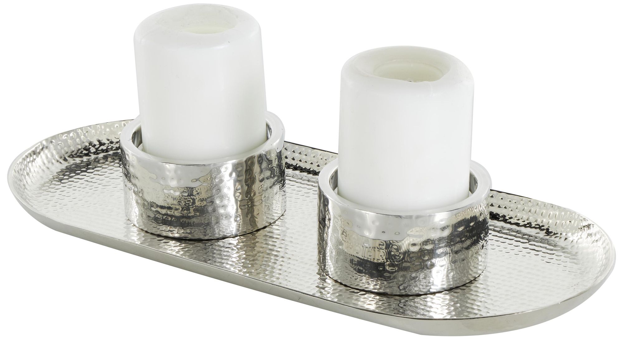 Image 2 Silver Stainless Steel Metal Glam Candle