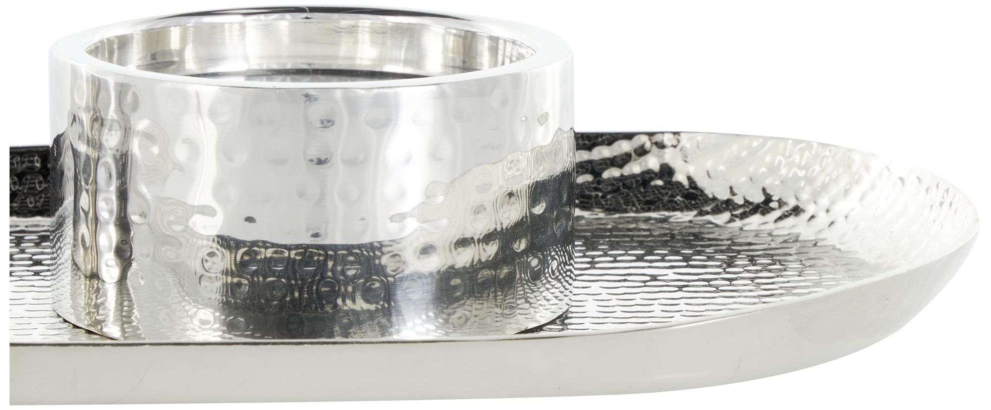 Image 3 Silver Stainless Steel Metal Glam Candle more views