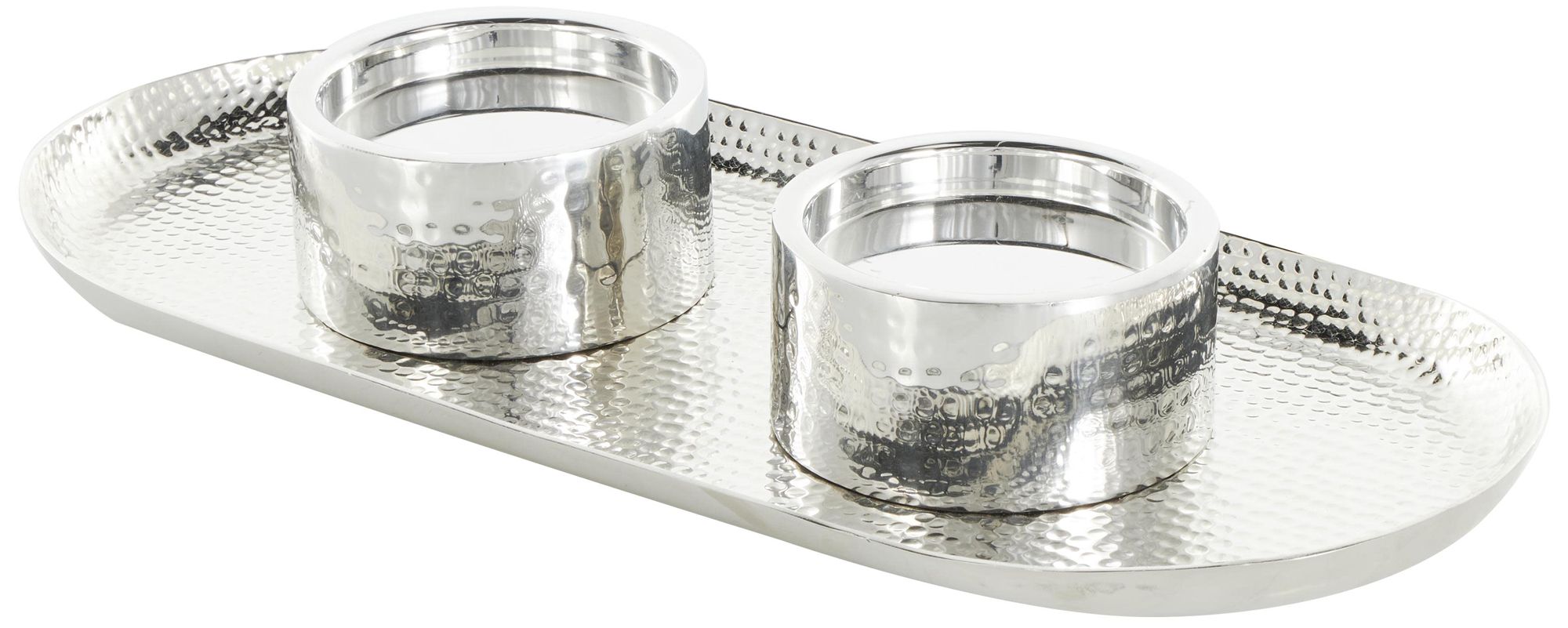 Image 5 Silver Stainless Steel Metal Glam Candle more views