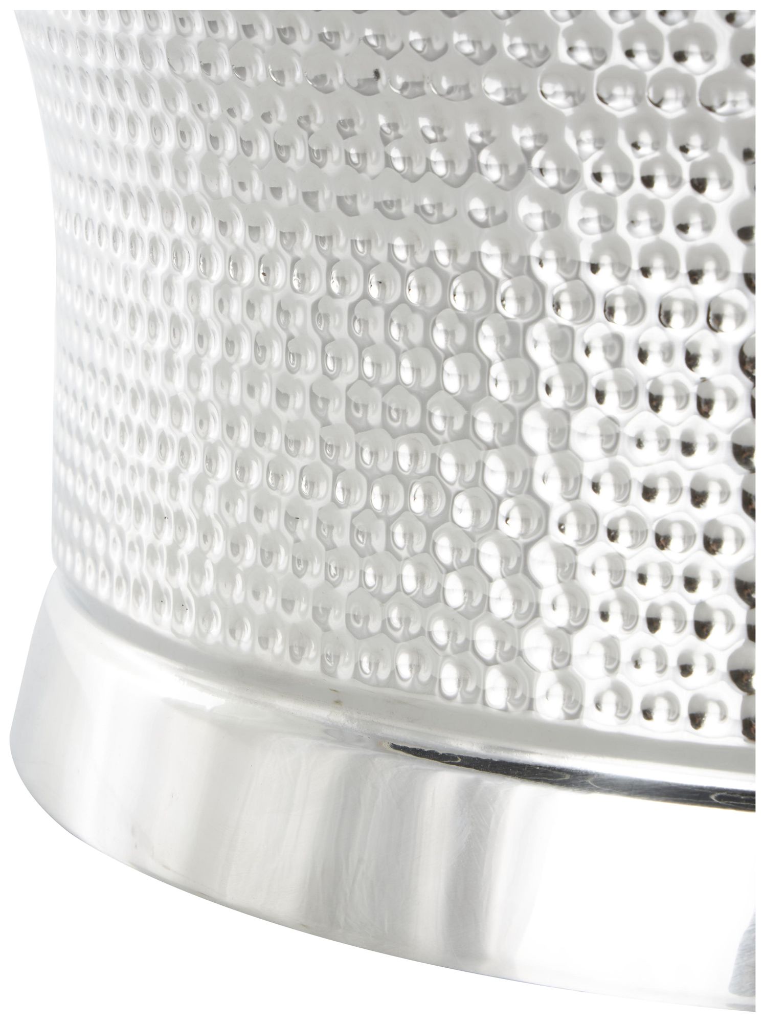 Image 4 Silver Stainless Steel Metal Traditional Ice Bucket, 21" x 18" x 11" more views