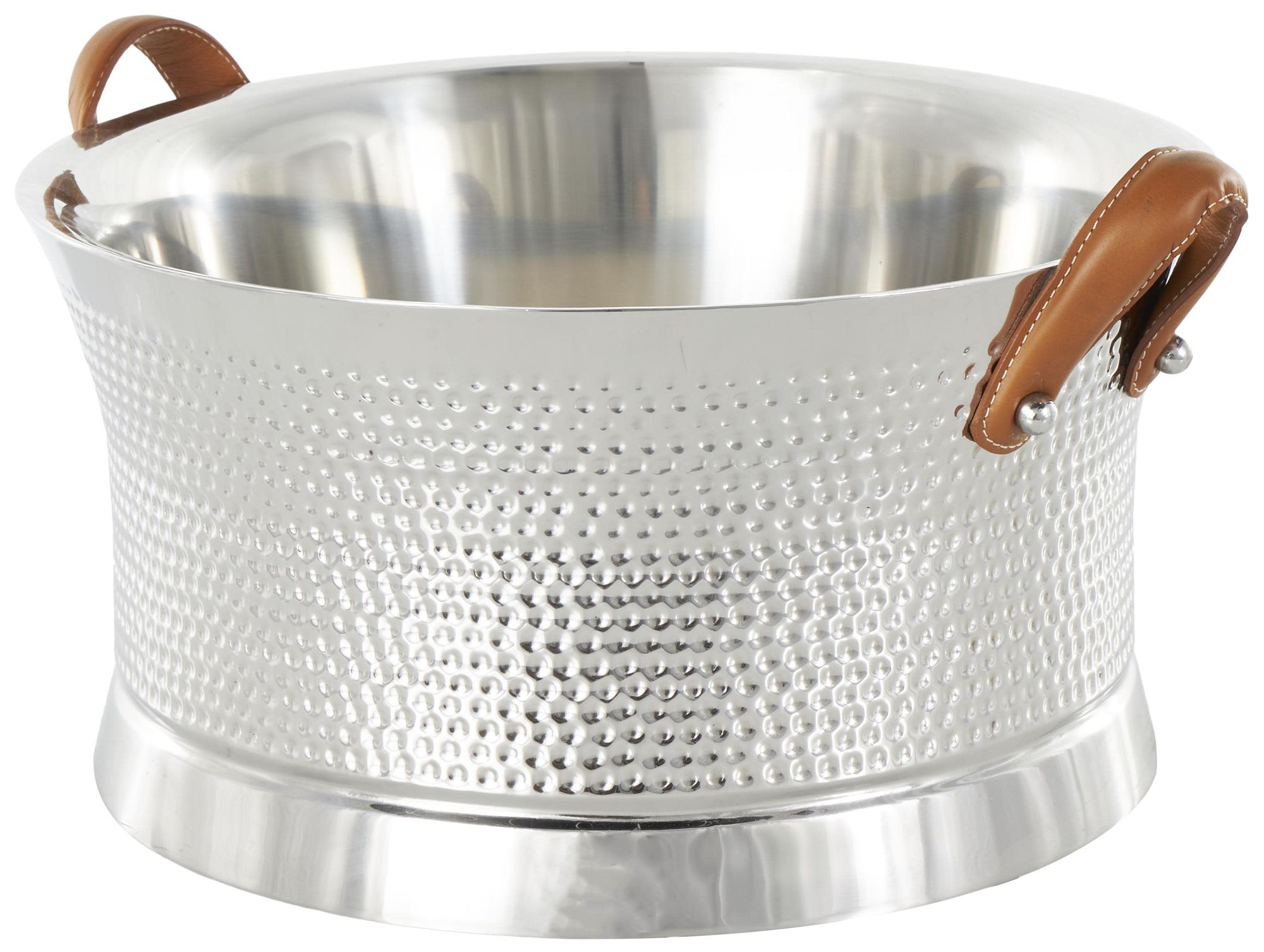 Image 5 Silver Stainless Steel Metal Traditional Ice Bucket, 21" x 18" x 11" more views