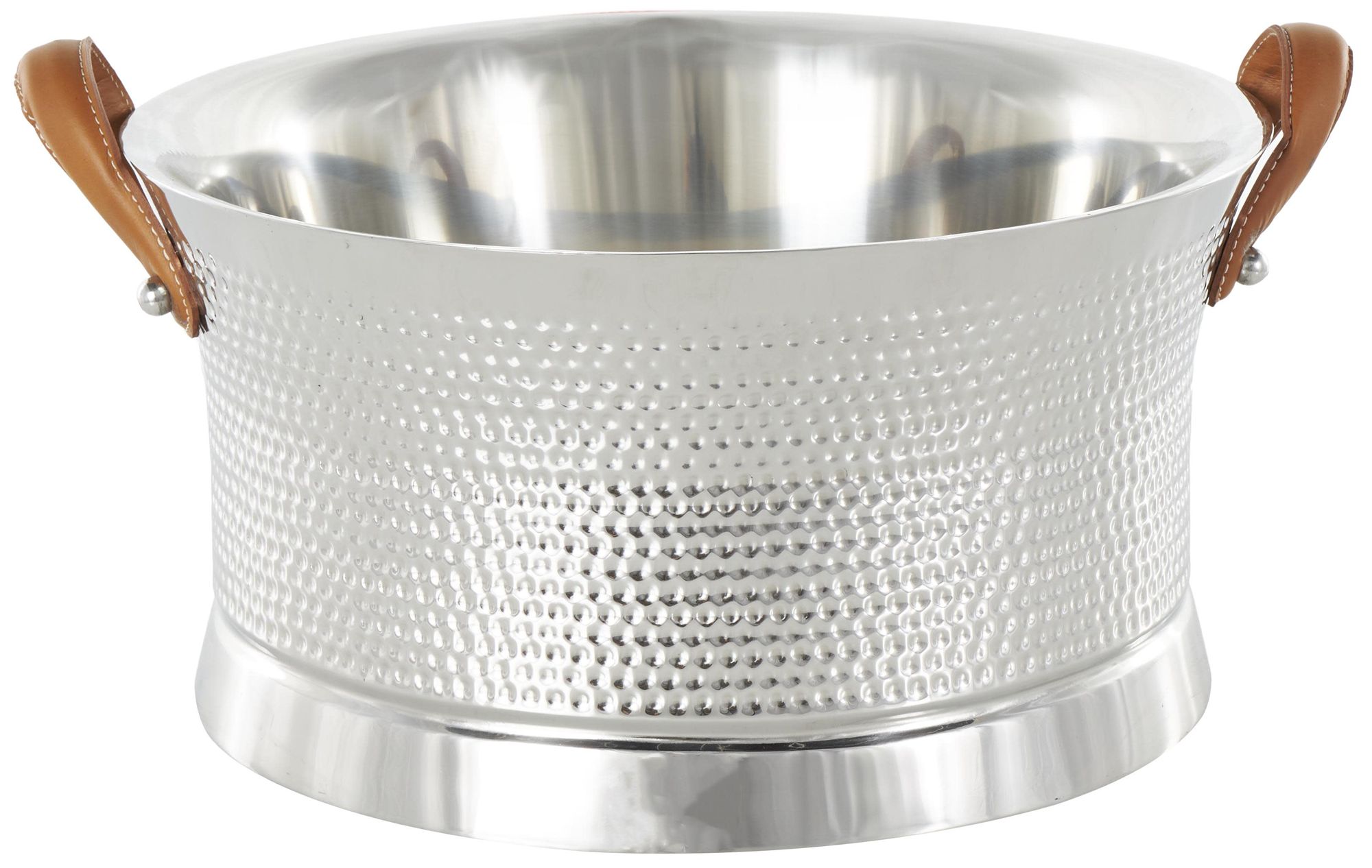 Image 6 Silver Stainless Steel Metal Traditional Ice Bucket, 21" x 18" x 11" more views