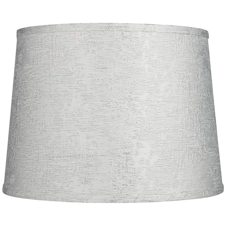 Image 1 Silver Tapered Lamp Shade 13x15x11 (Spider)