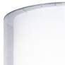 Silver White Set of 2 Double Sheer Shades 12x12x9 (Spider)