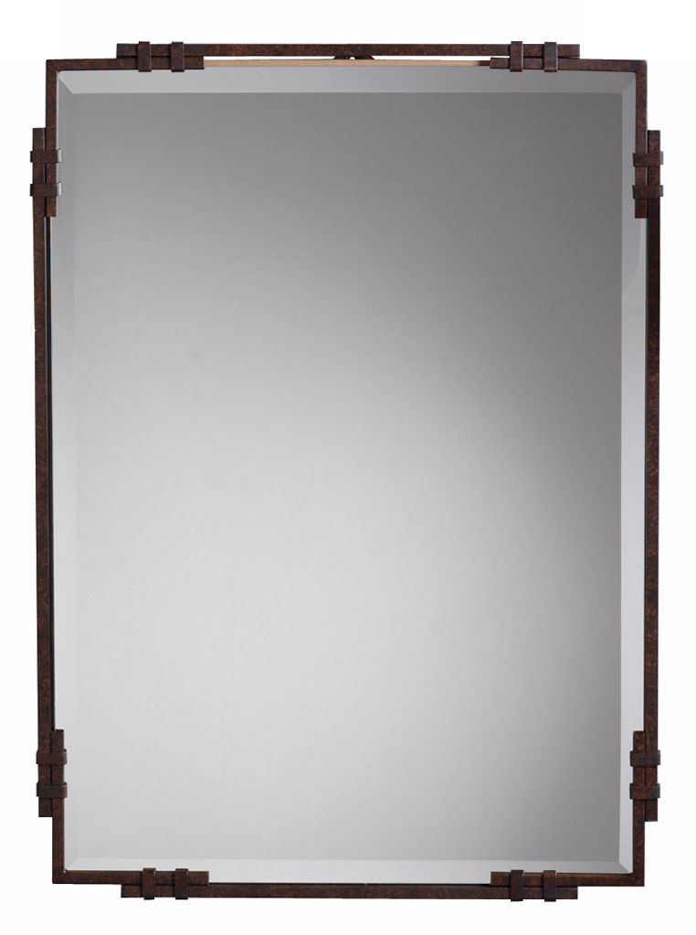 Silverton Bronze 33" High Wall Mirror