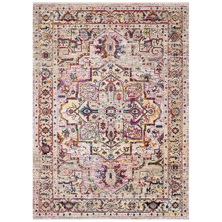 Image 1 Silvia SIL-03 5'x7'6" Multi Natural Rectangular Area Rug