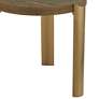 5_Simmons 21 1/2" Wide Brown Wood Round End Table more views