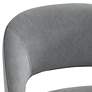 5_Simone 31 1/2" Dark Gray Velvet Bar Stools Set of 2 more views