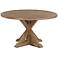 Simone 60" Round Reclaimed Wood Top Dining Table