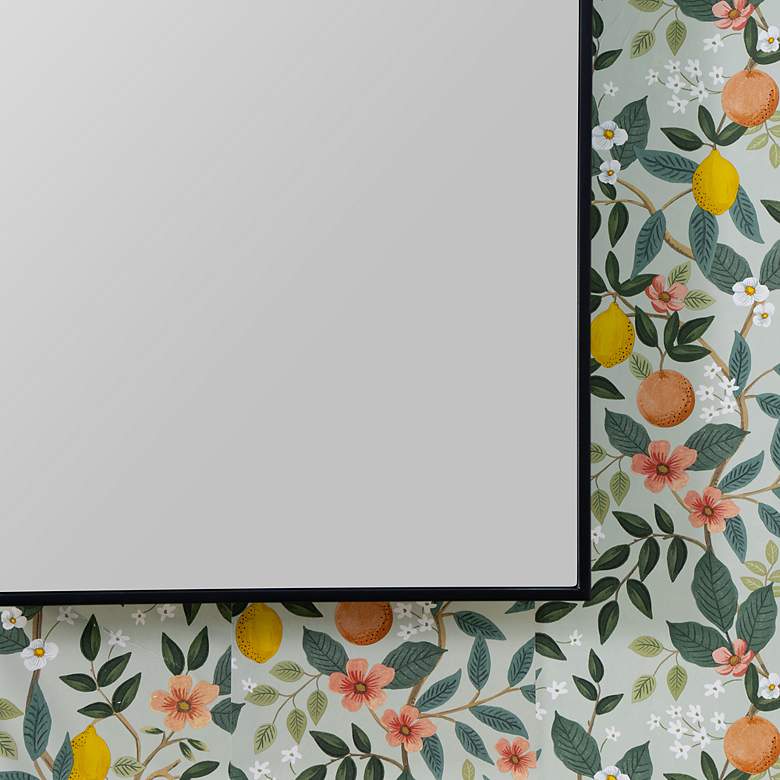 Image 5 Simone Black 21" x 36" Medicine Cabinet with Mirror more views