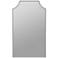 Simone Brushed Nickel 21" x 35" Arch Top Medicine Cabinet