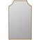 Simone Gold 21" x 35" Arch Top Medicine Cabinet