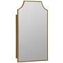 7_Simone Gold 21" x 35" Arch Top Medicine Cabinet more views
