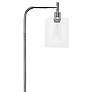 3_Simple Design 67" Chrome Iron and Glass Lantern Floor Lamp more views
