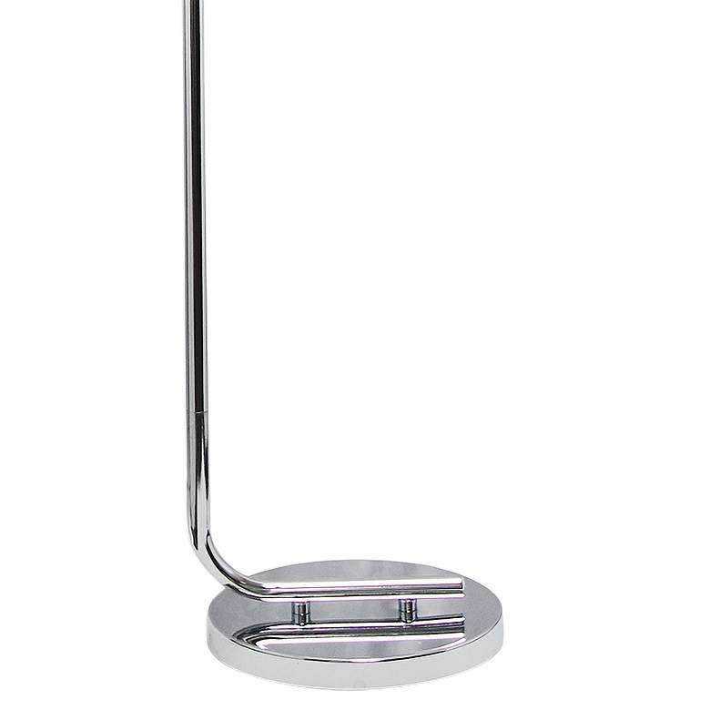 Image 4 Simple Design 67" Chrome Iron and Glass Lantern Floor Lamp more views