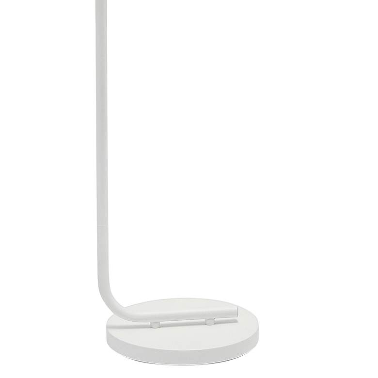 Image 4 Simple Design 67" White Iron and Glass Lantern Floor Lamp more views