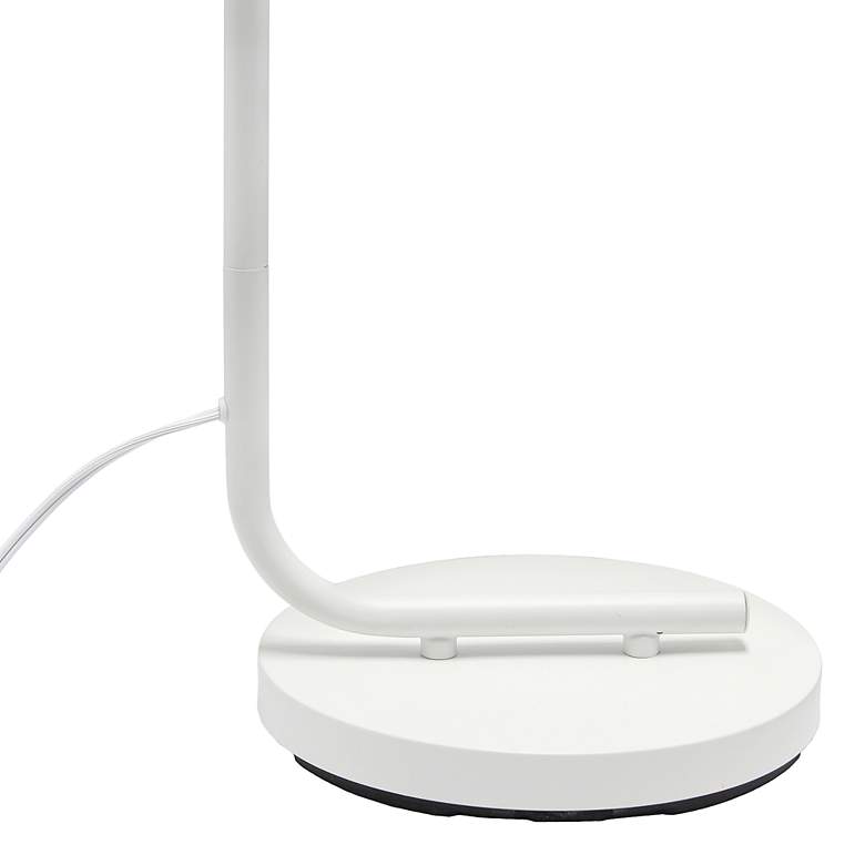 Image 7 Simple Design 67" White Iron and Glass Lantern Floor Lamp more views