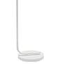 Simple Design White Iron and Glass Lantern Floor Lamp