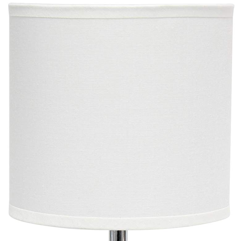 Image 3 Simple Designs 10 1/2" High Marbled Prism Accent Table Lamp more views