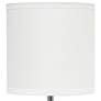 Simple Designs 10 1/2" High Taupe Ceramic Accent Table Lamp