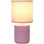 4_Simple Designs 10" Chic Glow Mini Floral Crmc Tb Lp, Mono Drum Shade, Pink more views