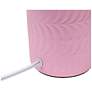 Simple Designs 10" Chic Glow Mini Floral Crmc Tb Lp, Mono Drum Shade, Pink