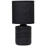 3_Simple Designs 10" Chic Glow Mini Floral Crmc Tb Lp, Mono Drum Shd, Black more views