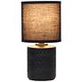 4_Simple Designs 10" Chic Glow Mini Floral Crmc Tb Lp, Mono Drum Shd, Black more views