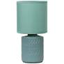 2_Simple Designs 10" Chic Glow Mini Floral Tb Lp, Mono Drum Shd, SFM Green