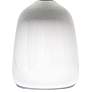 Simple Designs 10" High Off-White Ceramic Accent Table Lamp