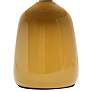 Simple Designs 10"H Mustard Yellow Ceramic Accent Table Lamp